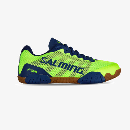SALMING Hawk Men Shoe FluoGreen/LimogesBlue