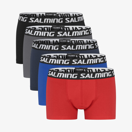 SALMING Box Boxer 5-pack Red/Blue/Black