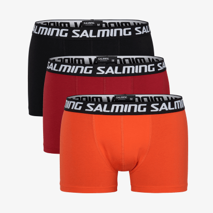 SALMING Abisko Boxer 3-pack Black/Orange/Red