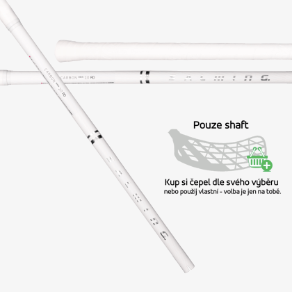 SALMING Q-series Carbon Pro 2.0 RD Shaft 29 White/Silver