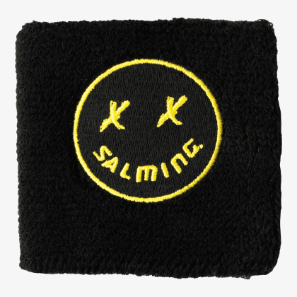 SALMING Wristband Short 2-pack ICON Black/Yellow