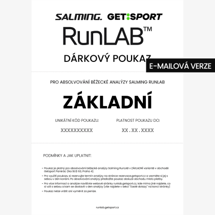 Voucher ZÁKLADNÍ běžecká analýza celého těla