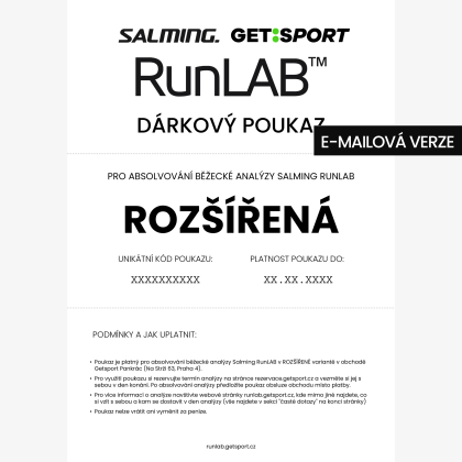 Voucher ROZŠÍŘENÁ běžecká analýza celého těla