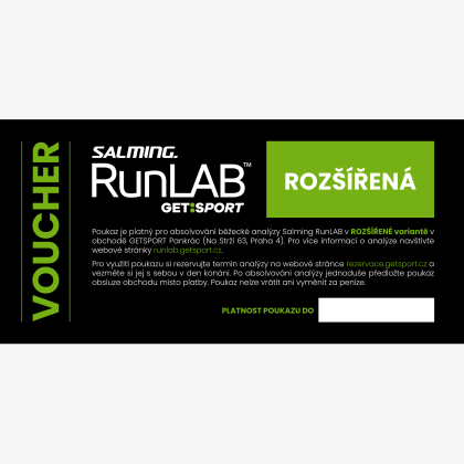 Voucher ROZŠÍŘENÁ běžecká analýza celého těla