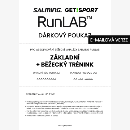 Voucher ZÁKLADNÍ běžecká analýza celého těla a BĚŽECKÝ TRÉNINK