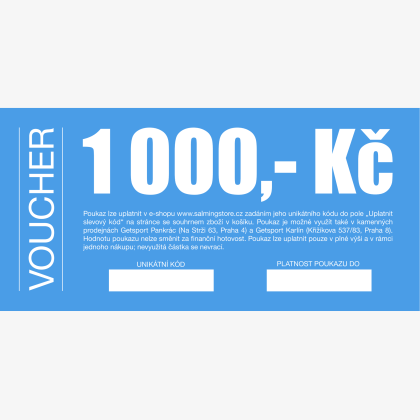 Dárkový poukaz Salmingstore - 1000 Kč
