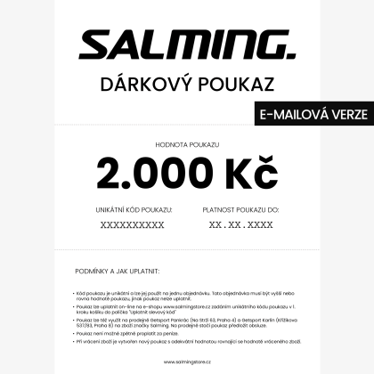 Dárkový poukaz Salmingstore - 2000 Kč