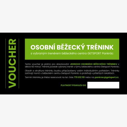 Dárkový poukaz - osobní běžecký trénink